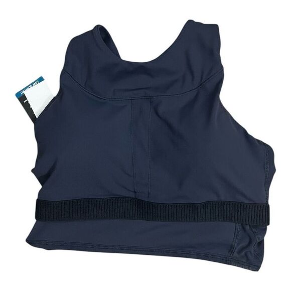 Avía grey Crop Sports Bra Size M(D-DD) Low Support Removable Pads Built In Bra - Picture 5 of 11